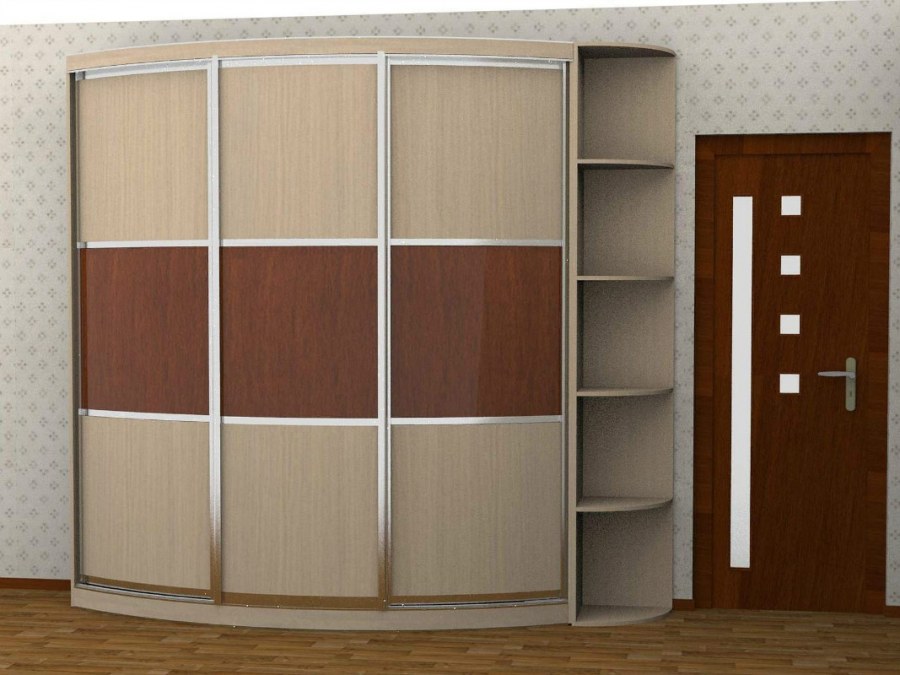 Радиусный шкаф купе Радион