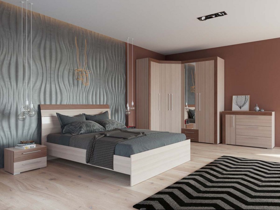 Комод Гранд Кволити Азалия 4-4416 ясень светлый/темный