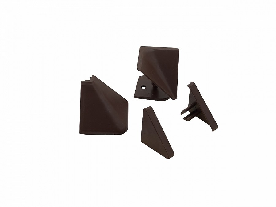 Комплект уголков и заглушек ар120 для плинтуса