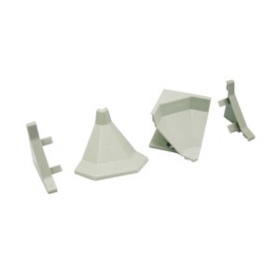 Комплект заглушек для плинтуса Квадра-б