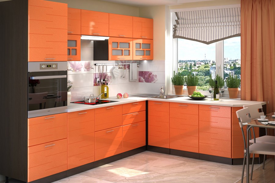 Сурская мебель кухня Техно угловая