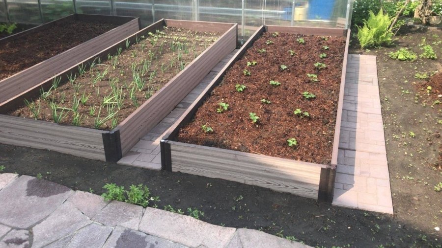 Грядка ДПК Holzhof 2х1х0,15 м