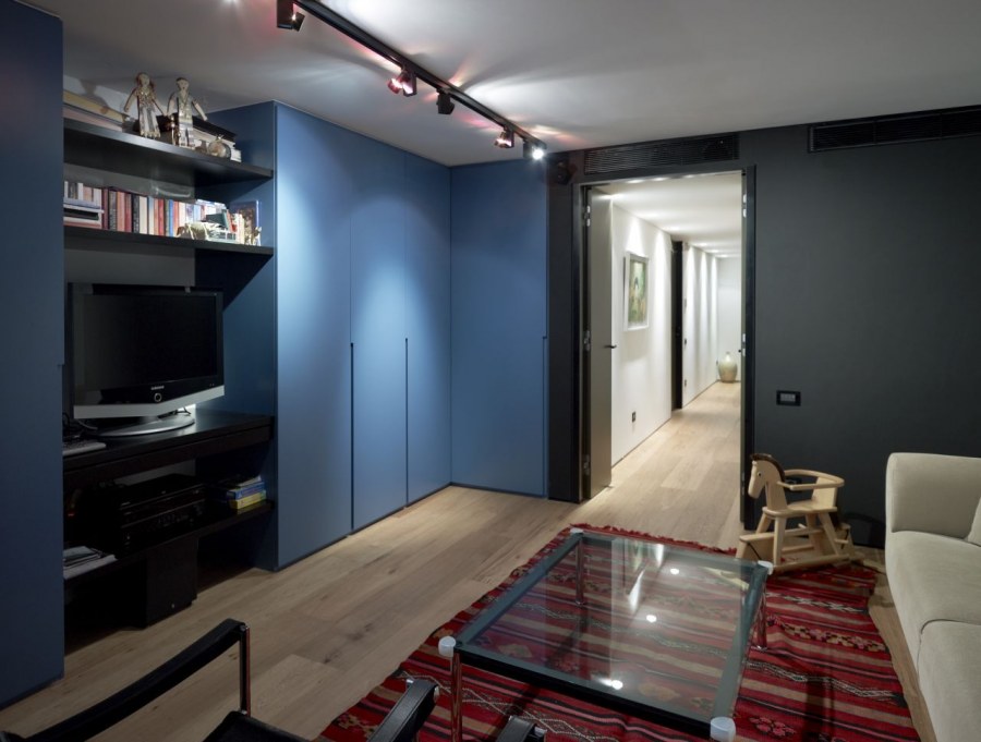 Споты потолочные в интерьере