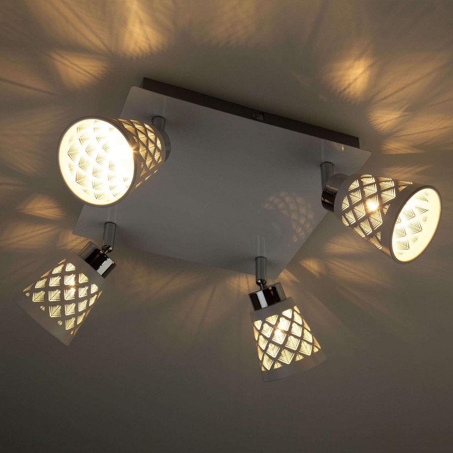 Спот Eurosvet snowy 20060/2 белый