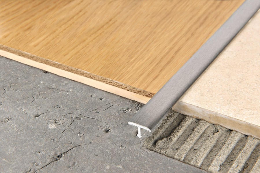 Т-образный профиль нержавейка сатинированная 14мм, progress profiles PCRACS