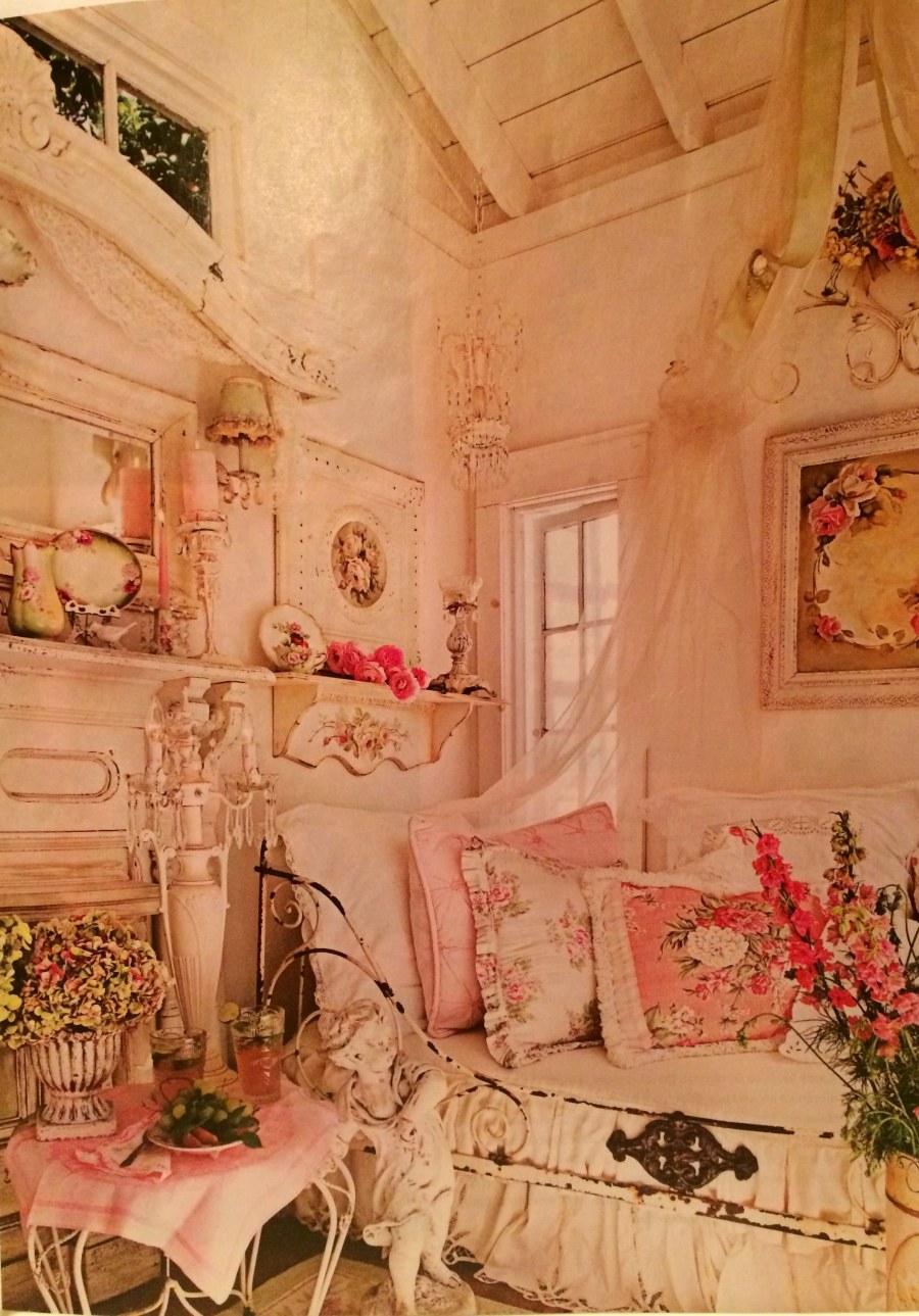 Шебби Шик в интерьере спальни