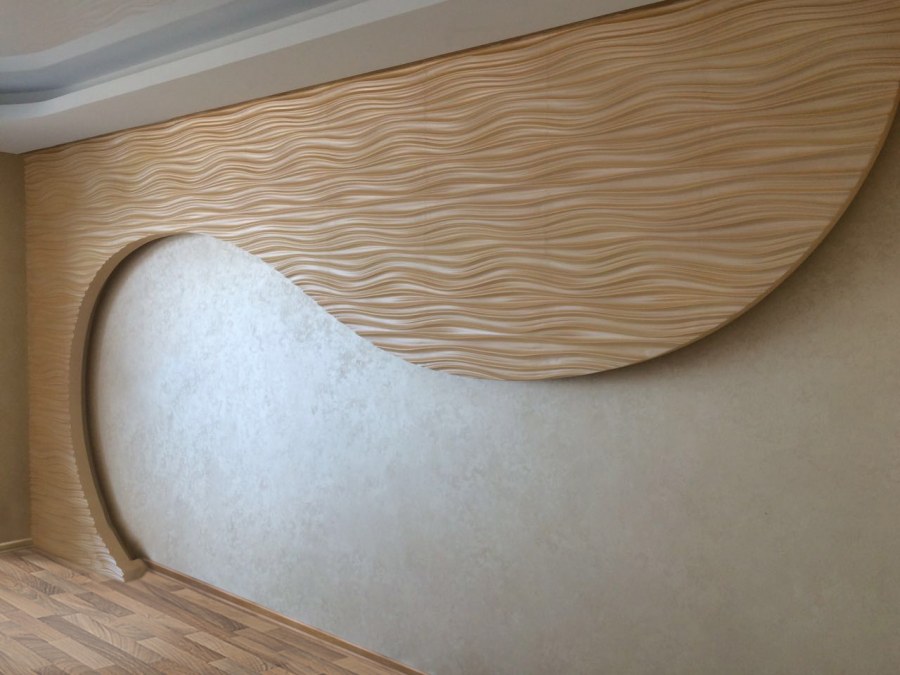 Имитация декоративной штукатурки