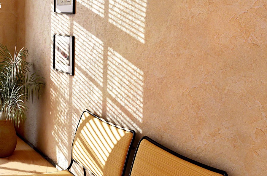 Декоративная штукатурка в подъезде