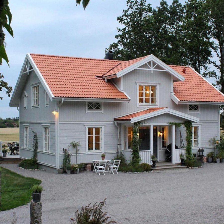 Домик в шведском стиле