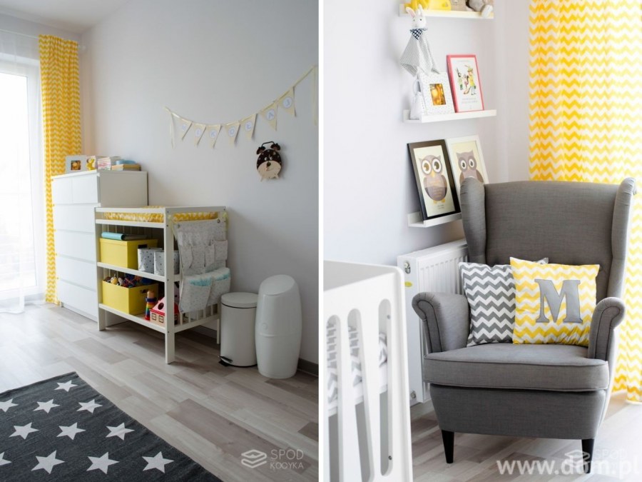 Комната в желтом цвете