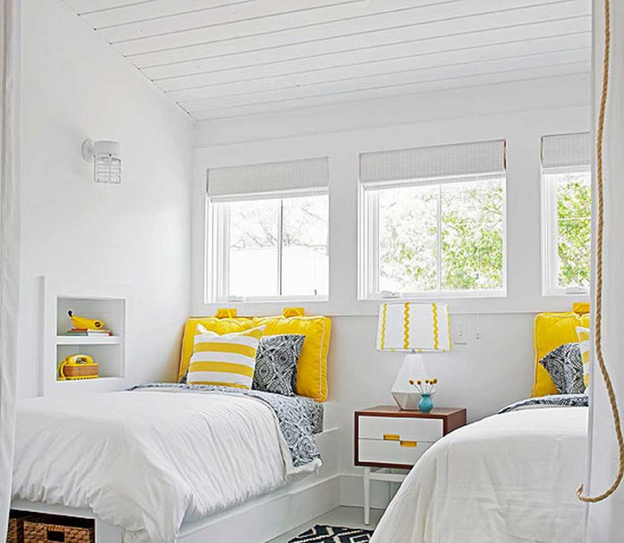 Стена в интерьере детской