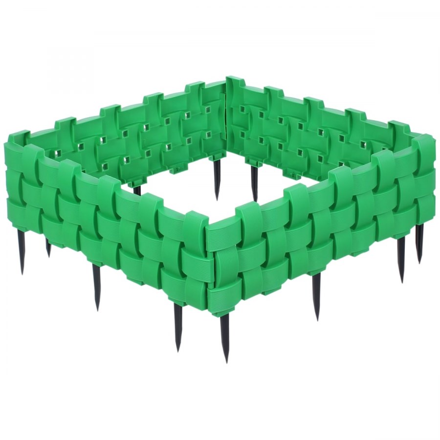 Ограждение садовое Дачник 3м цвет зеленый