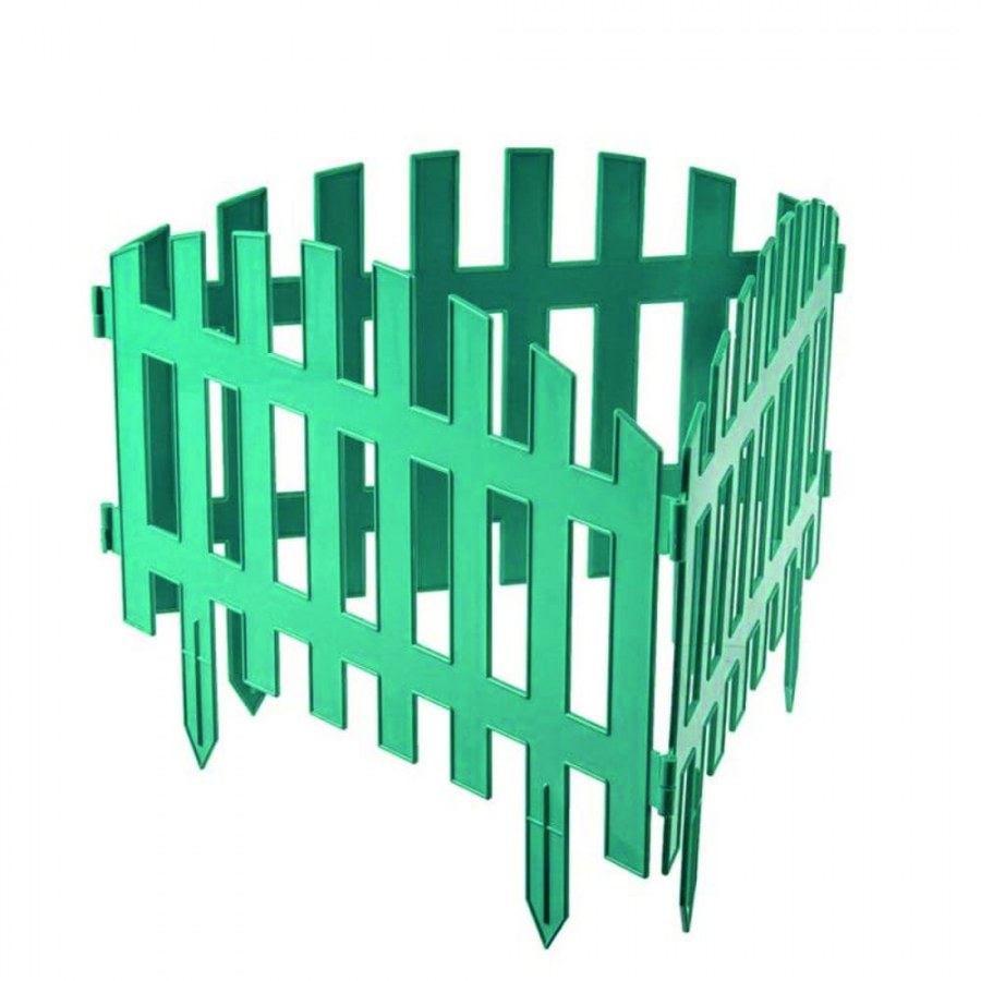 Забор декоративный renessans №2, 3,1х0,35 м, белый, GARDENPLAST