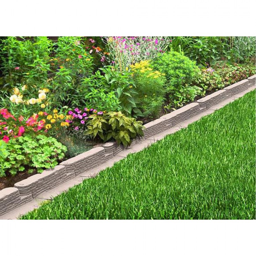 Бордюр Лабиринт серый