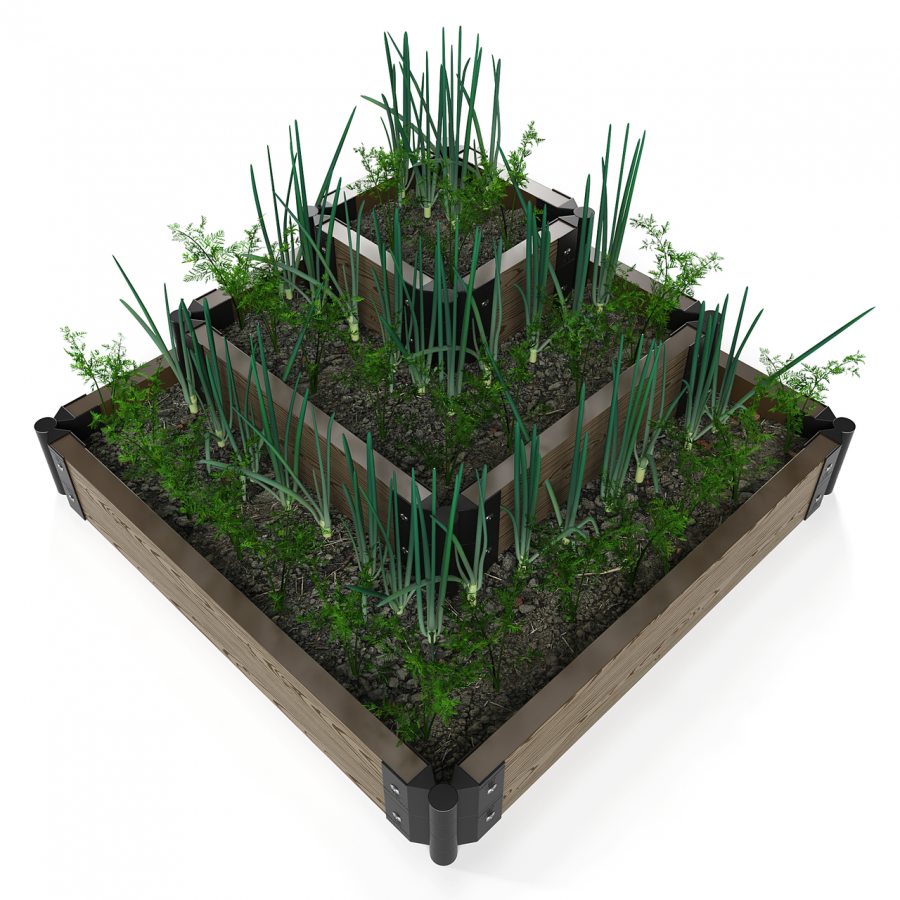 Еврогрядка 600 из ДПК 600х75 см