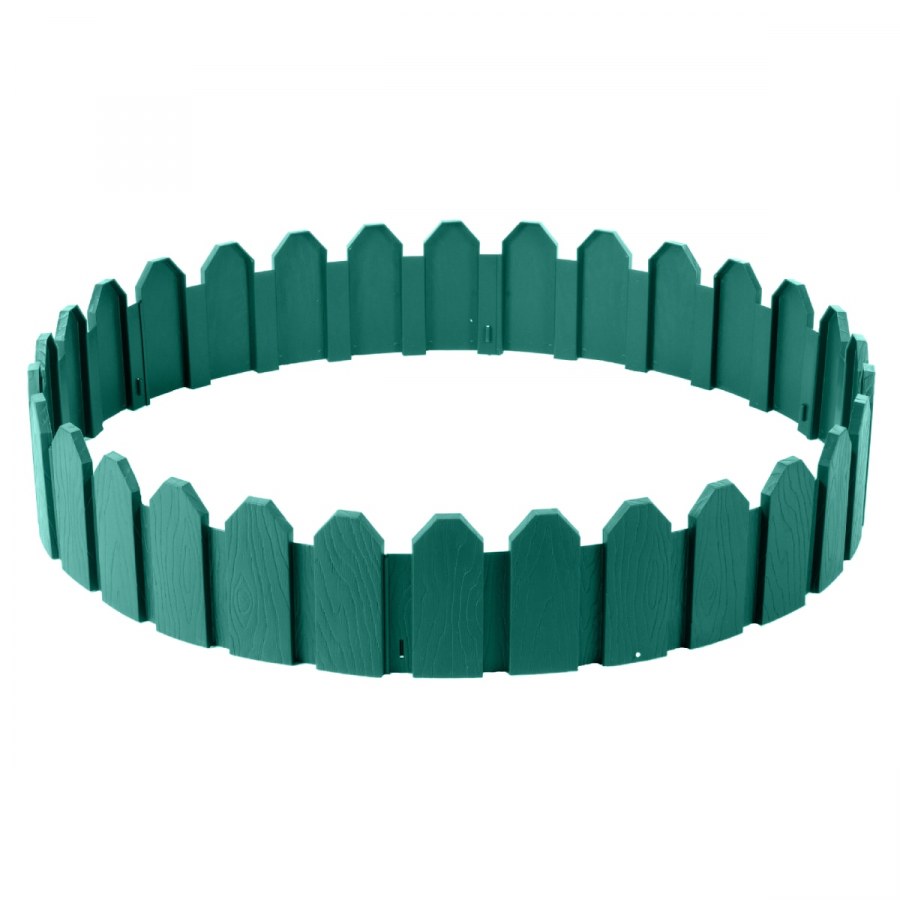 Ограждение Дачник 3м зеленый пластик