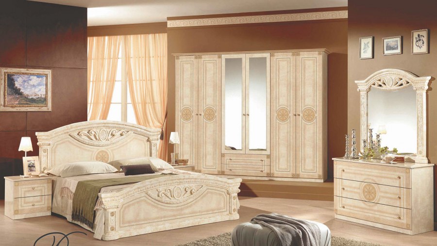 Спальня Рома диа мебель орех