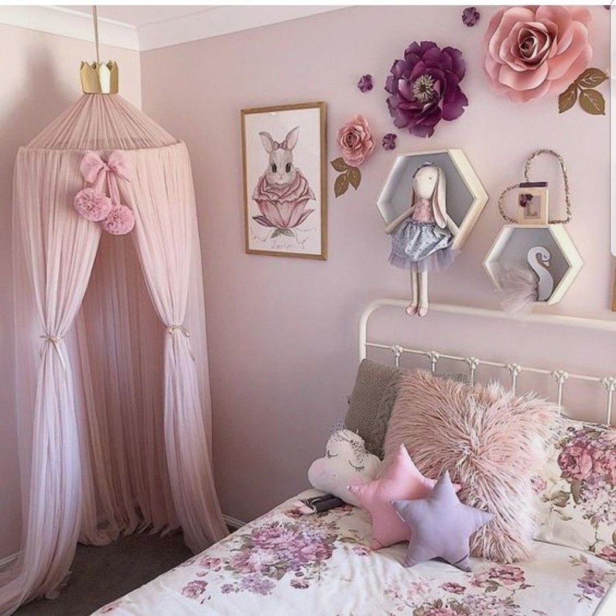Декор для детской комнаты девочке
