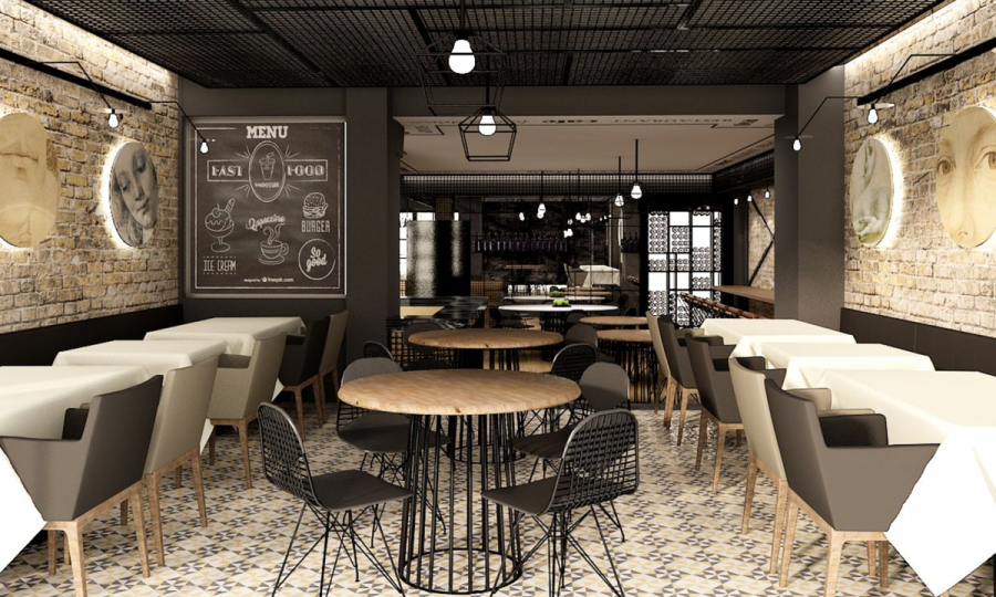 Интерьеры кафе и ресторанов