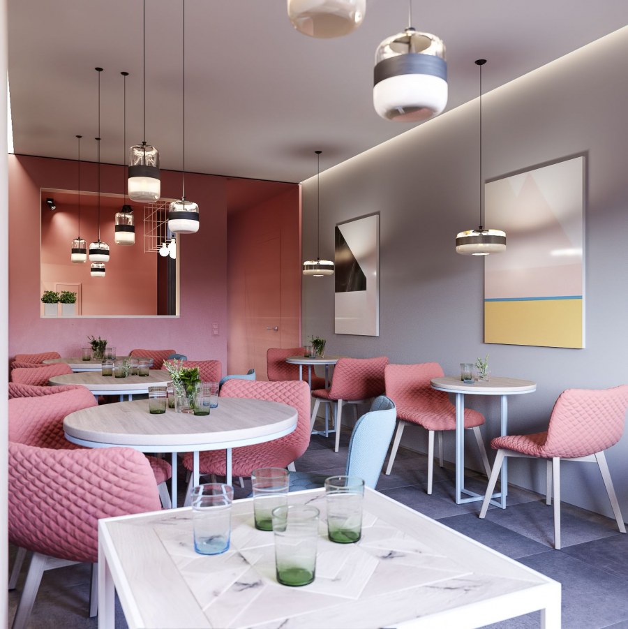 Интерьер кондитерской