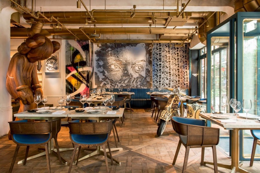 . Bibo – ресторан стрит-арта, Гонконг