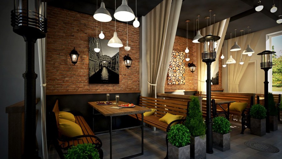 Интерьер кафе