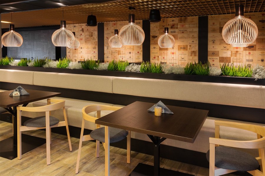 Кафе бар в стиле лофт