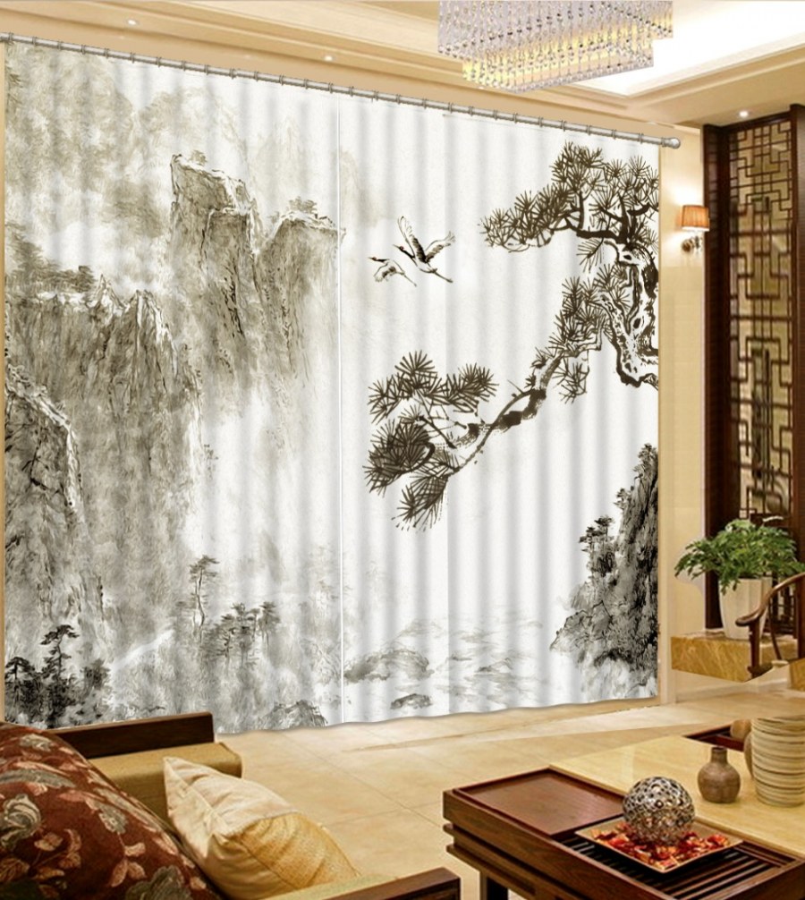 Шторы в японском стиле