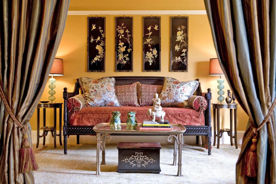 Шторы в азиатском стиле