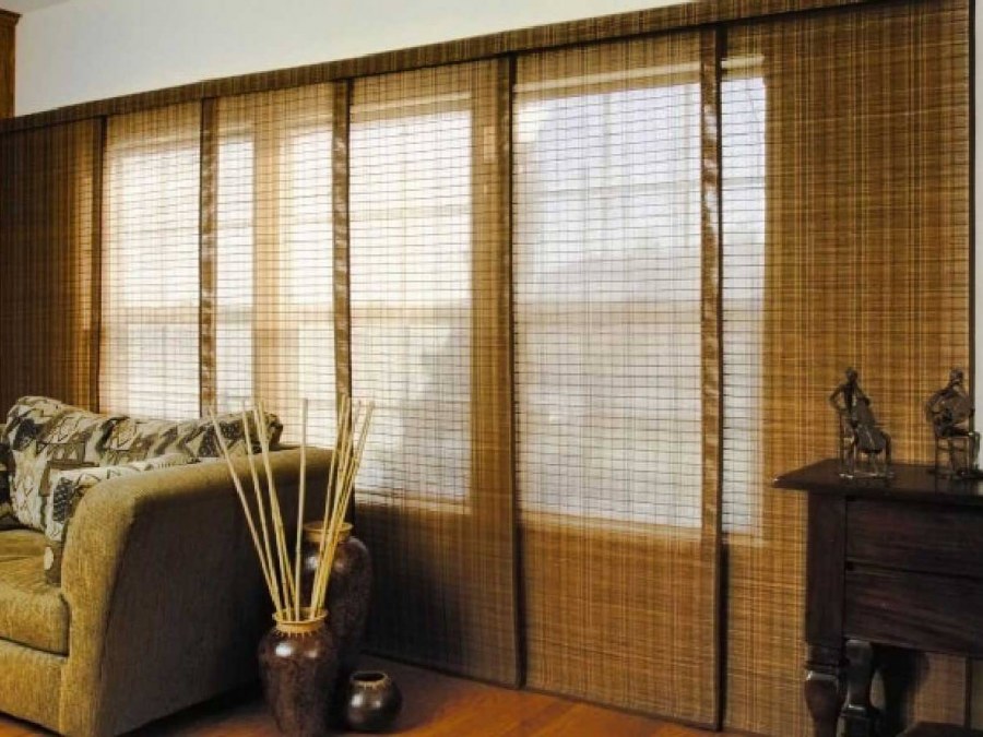 Японские бамбуковые шторы