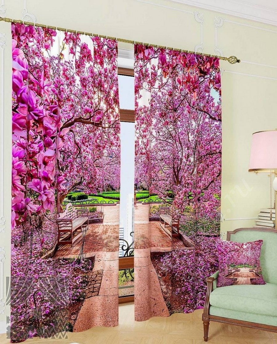 Шторы в японском стиле