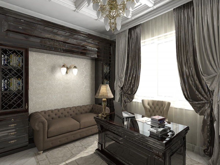 Офис в неоклассическом стиле