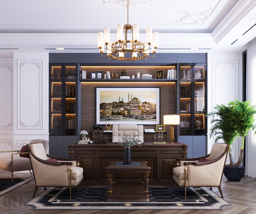 Письменный стол Неоклассика орех Orleon