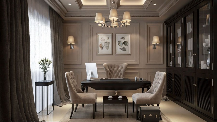 Кабинет в стиле Неоклассика