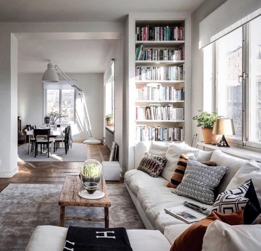 Гостиная в шведском стиле