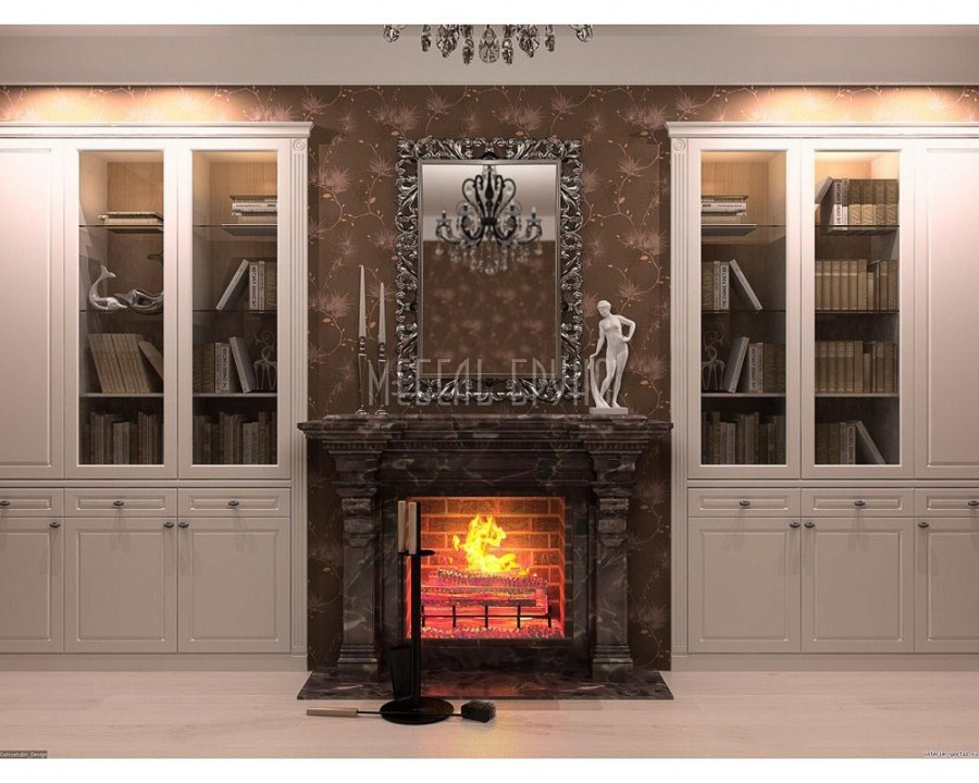 Камин в шкафу