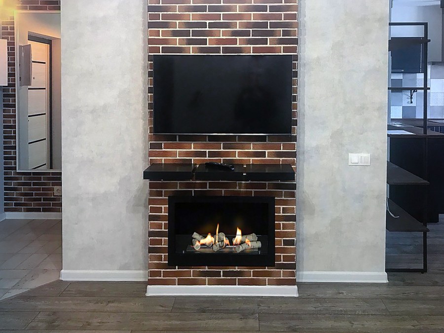 Биокамин встроенный Lux Fire кабинет 1130 s