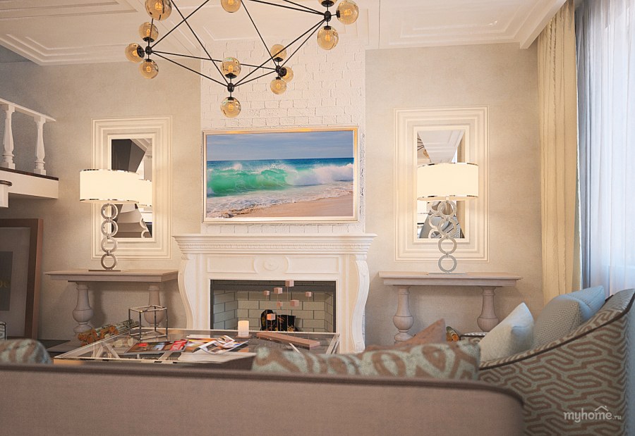 Цвет топленого молока в интерьере