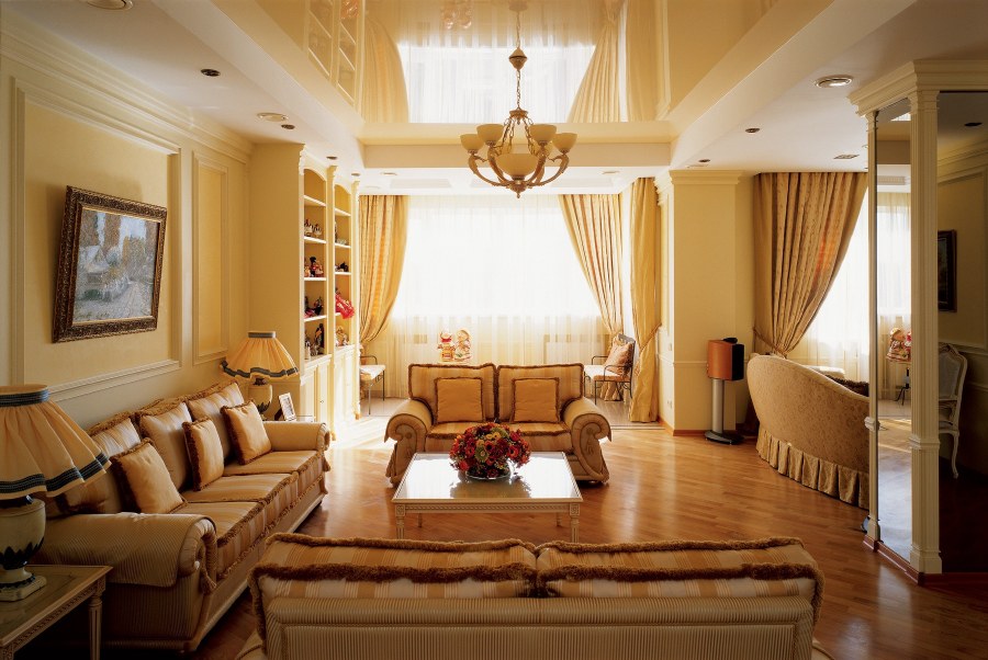 Потолок в интерьере