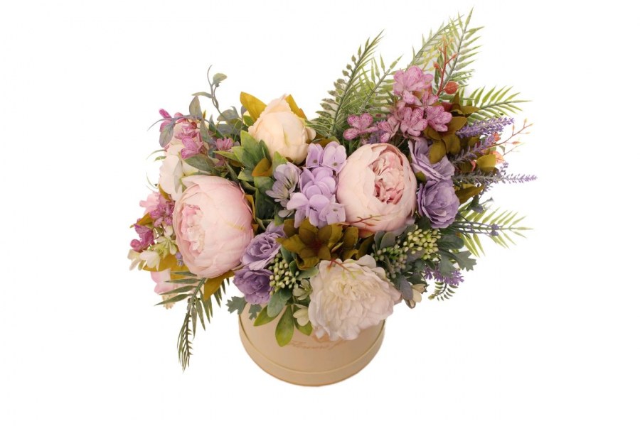 Цветочные композиции из искусственных цветов для интерьера