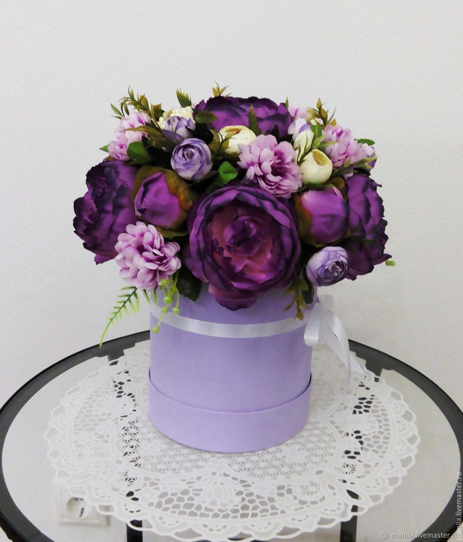 Букеты из искусственных цветов для интерьера