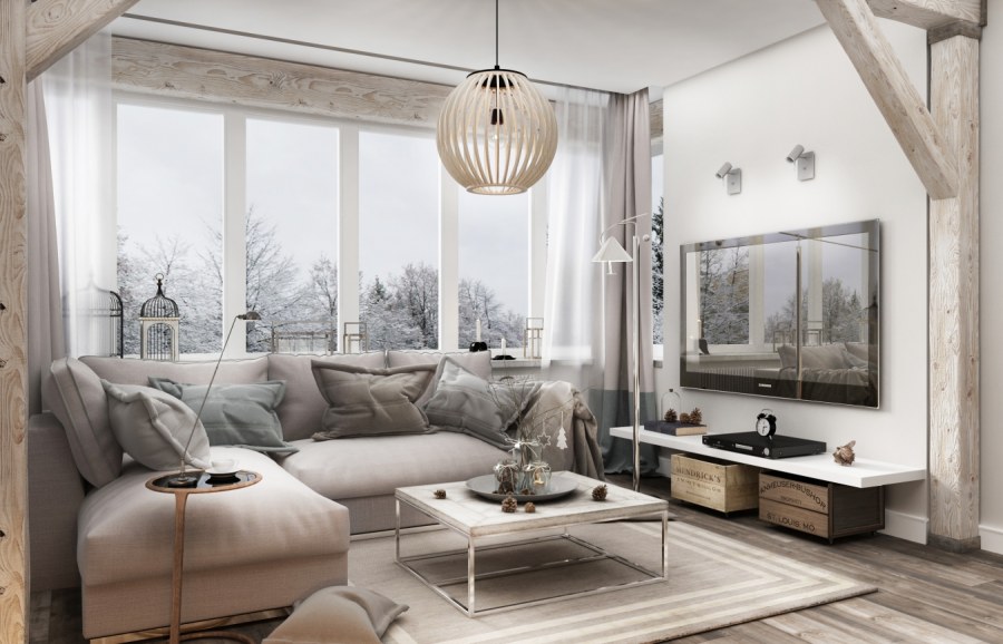 Зимний интерьер