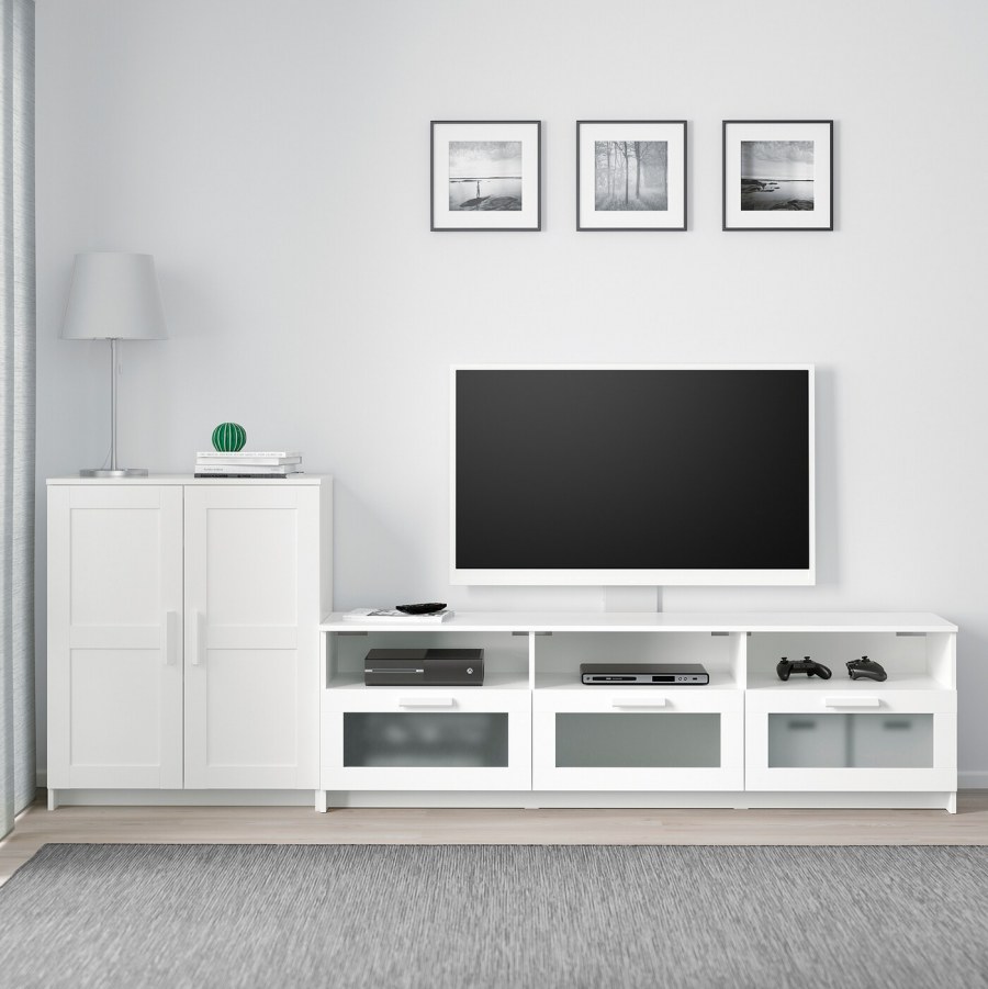 Комод БРИМНЭС икеа с 4 ящиками белый