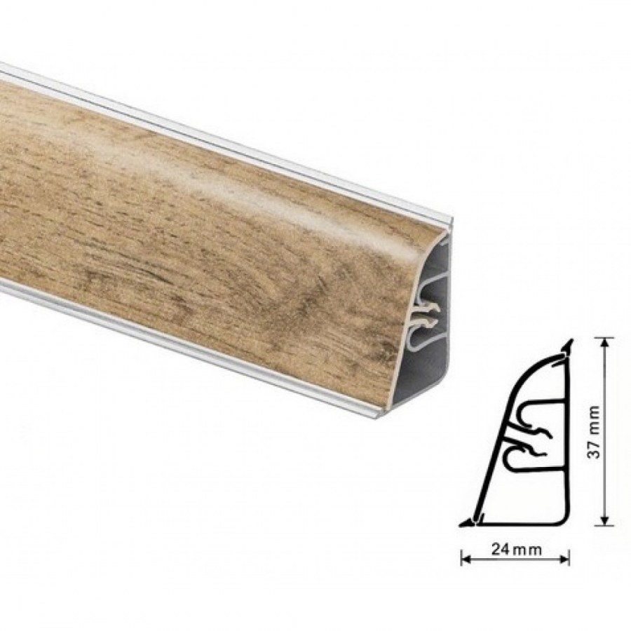 Плинтус кухонный квадрат (Элит-с) рифленый 3,05 м.