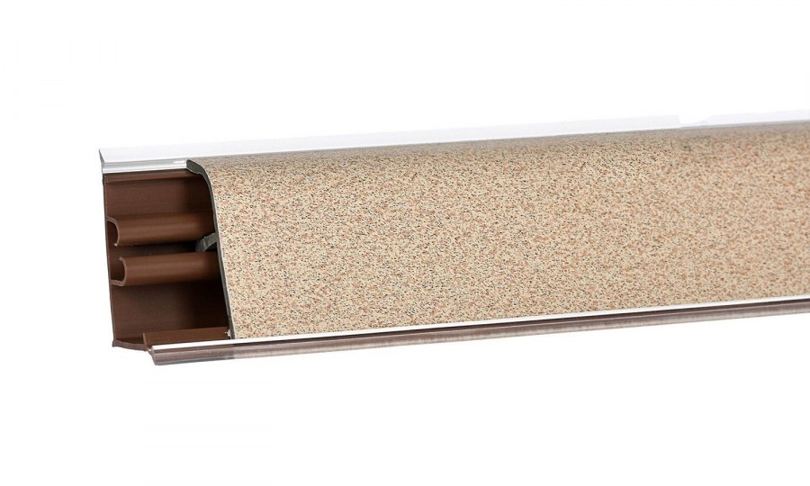 Пристеночный бортик 113 белый камень /3м/