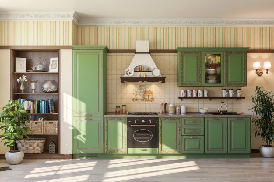 Кухня Бергамо арте античная ваниль