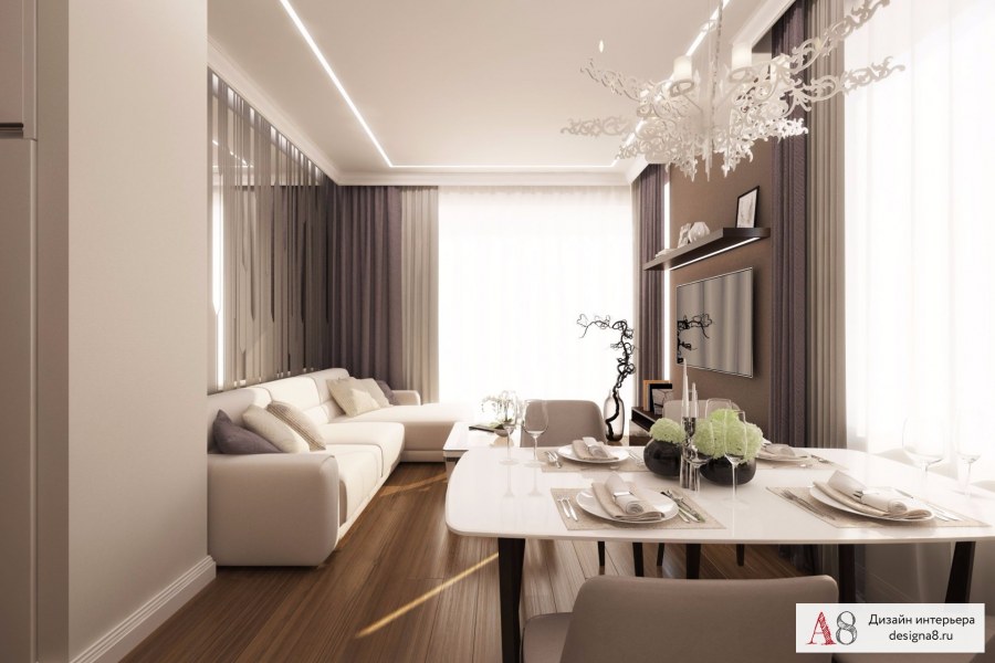 Проект квартиры 76 кв.м