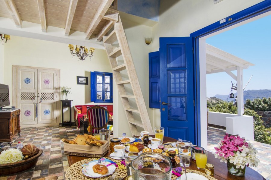 Санторини интерьер