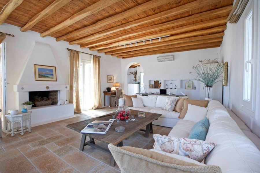 Греция стиль интерьера Мазанка