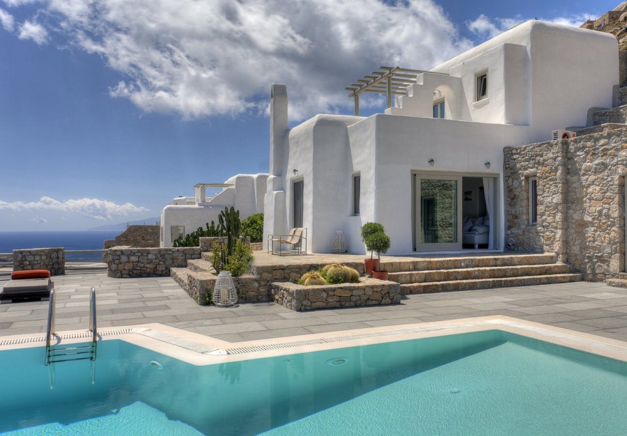 Дома красивые греческом стиле